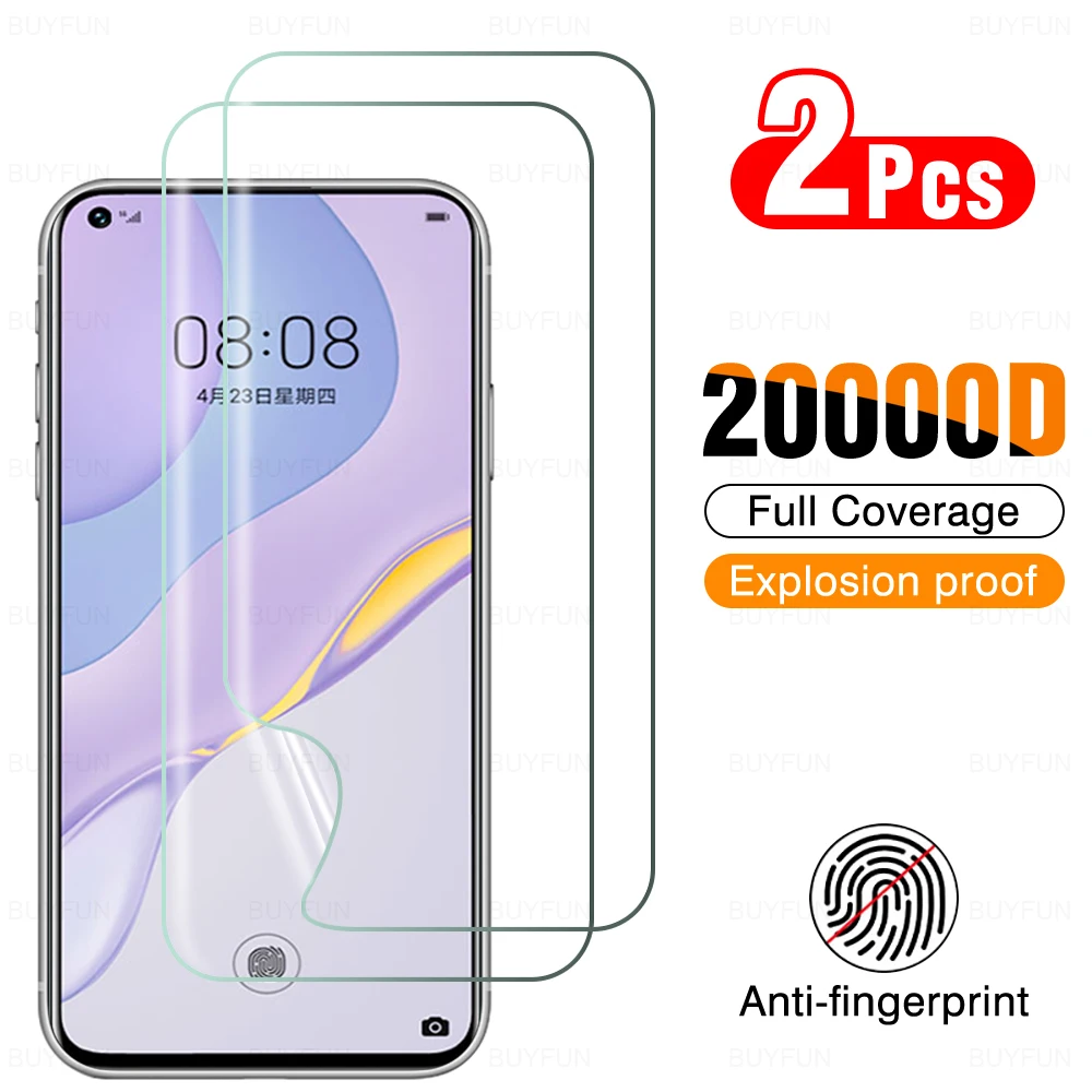 

2Pcs Full Cover Hydrogel Film For Huawei Nova 7 7Pro 6 5 4 3 Pro Se 7i 5i 5T 5Z 4E 3i On Huawey y9 y7 Prime 2019 HD Screen Film