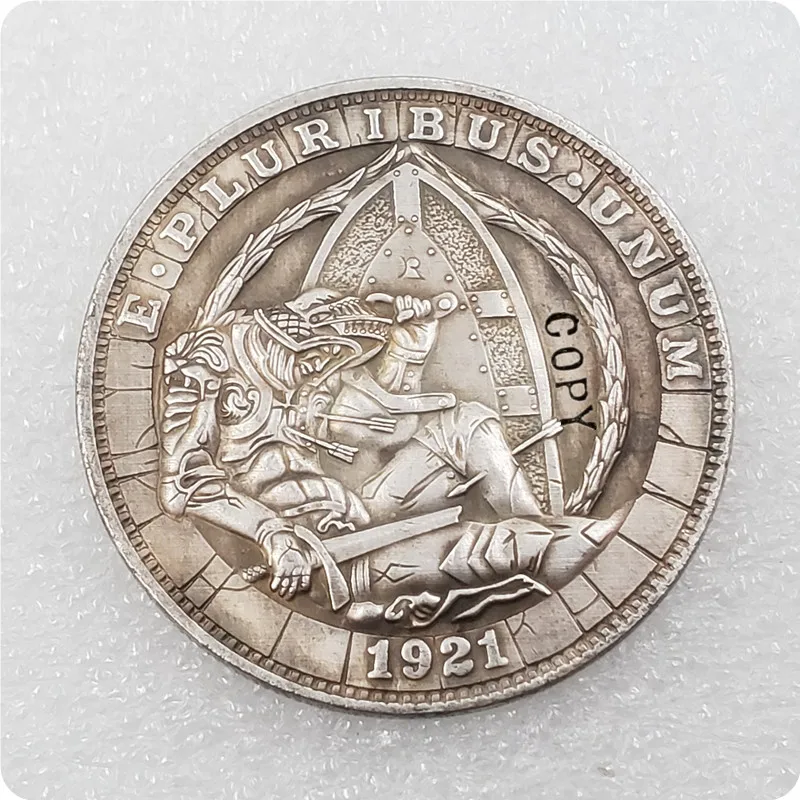 Тип № 37 _ Хобо никелевая монета 1921 P моргановский доллар|Безвалютные монеты| |