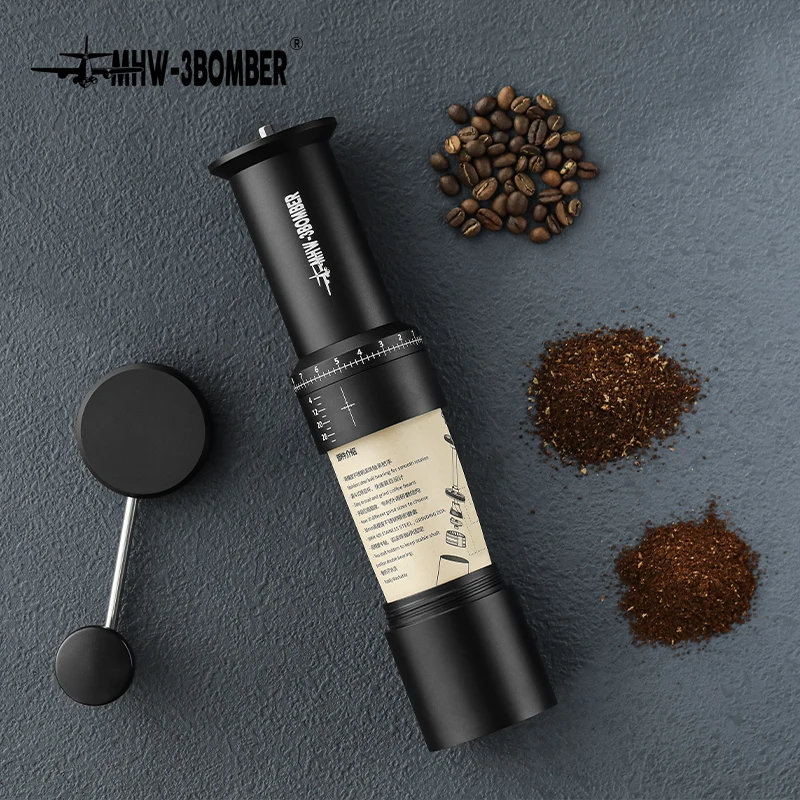 MHW-3BOMBER-molinillo Manual Voyager de 40g de capacidad, m&aacute;quina de molienda de granos de caf&eacute; por goteo de alta calidad, herramientas Barista-2