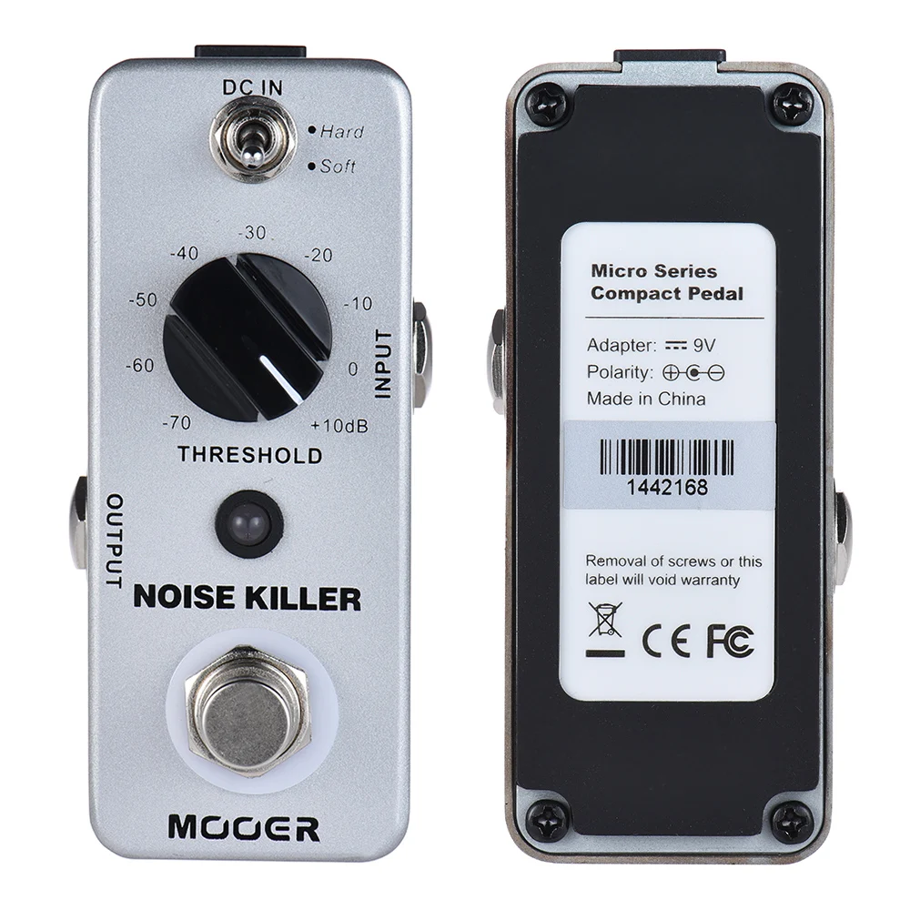 

MOOER NOISE KILLER Guitar Effect Pedal Mini Noise Reduction 2 Modes Guitar Pedal True Bypass Full Metal Shell guitar accessories
