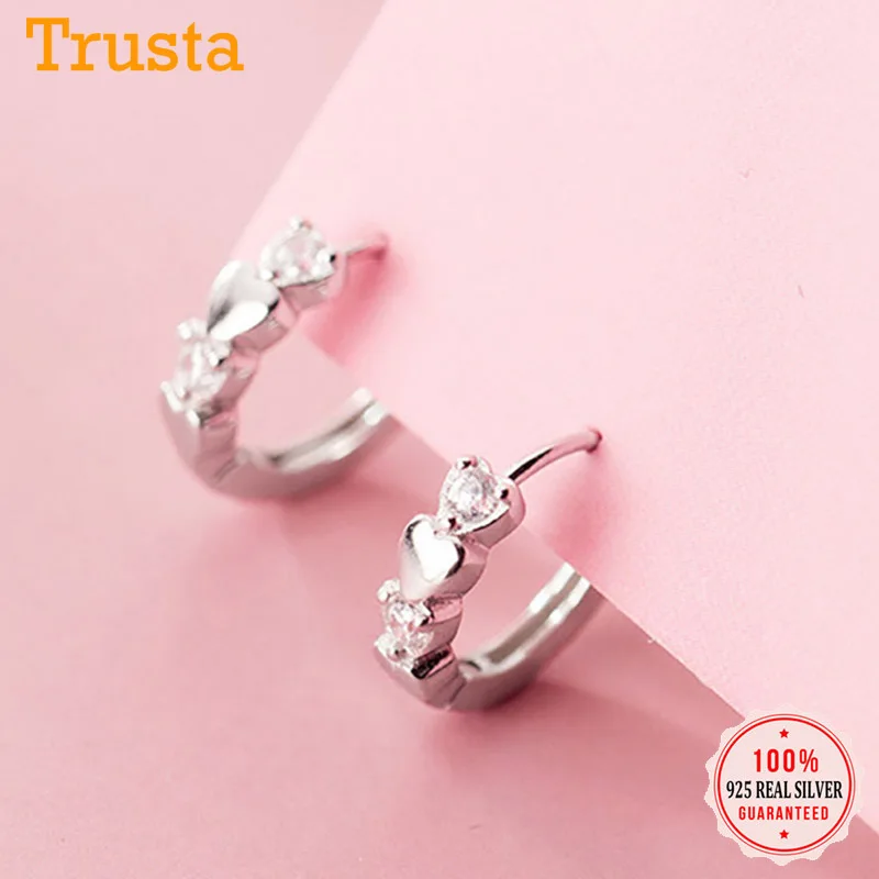 Серьги клипсы женские из серебра 925 пробы с фианитами|Серьги-клипсы| |