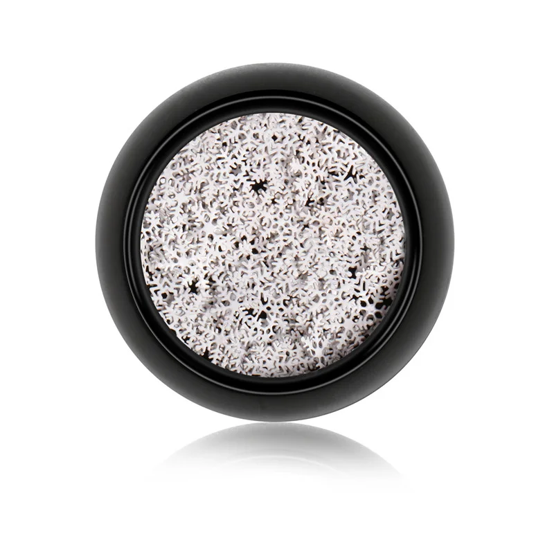 3 вида конструкций с блестками для ногтей зимние снежинки полное обертывание