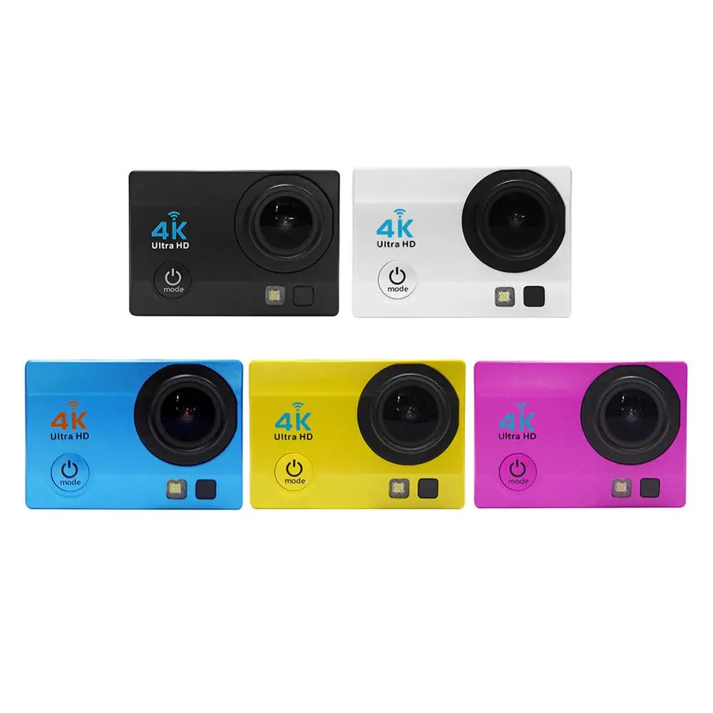 4K экшн-Камера Ультра HD WIFI подводный водонепроницаемый 140 ° широкоугольная камера записи с пультом дистанционного управления