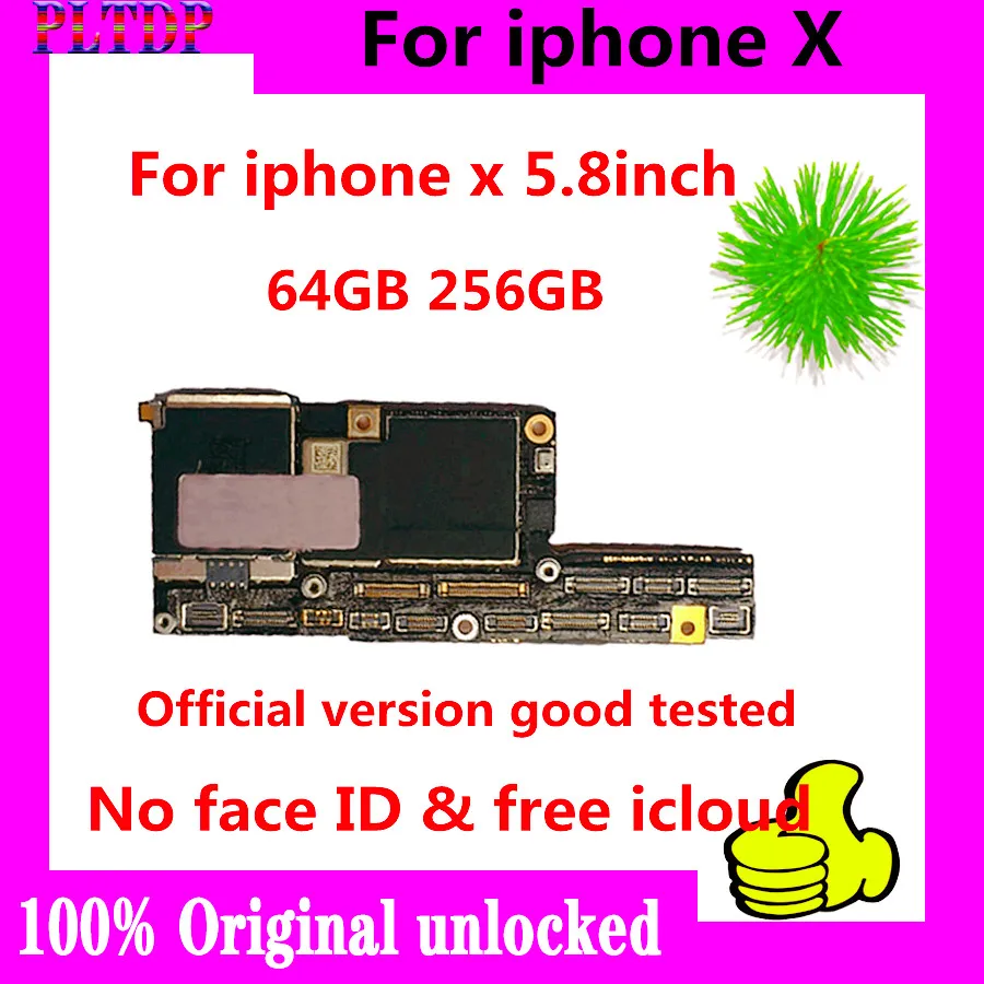 Материнская плата для iPhone XR XS Max X 64 ГБ 128 256 с/без Face ID оригинальная