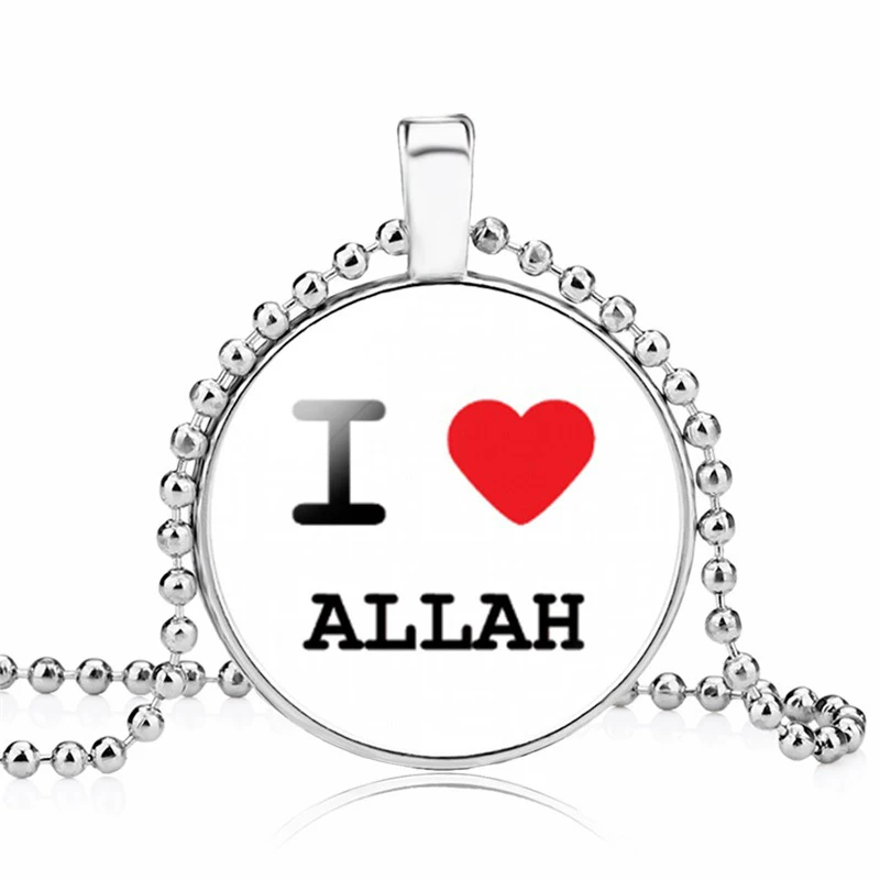 Ожерелье Бог Аллах для женщин и мужчин ювелирные изделия Ближний