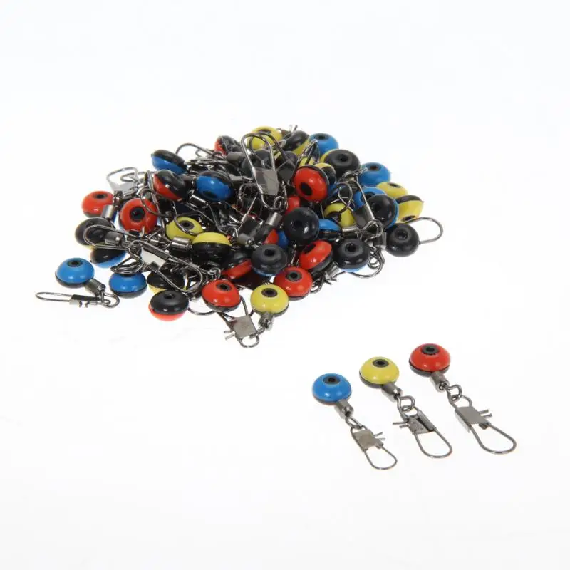 

60Pcs/lot Fishing Tackle Running Ledger Slider Deads Snap Link Swivels for Sea Carp Fishing Float Accessories Equipment Pesca