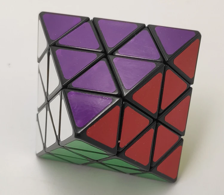 Lanlan Octahedron Black Cubo Magico Twist Puzzle развивающая игрушка идея подарка Прямая поставка|lanlan