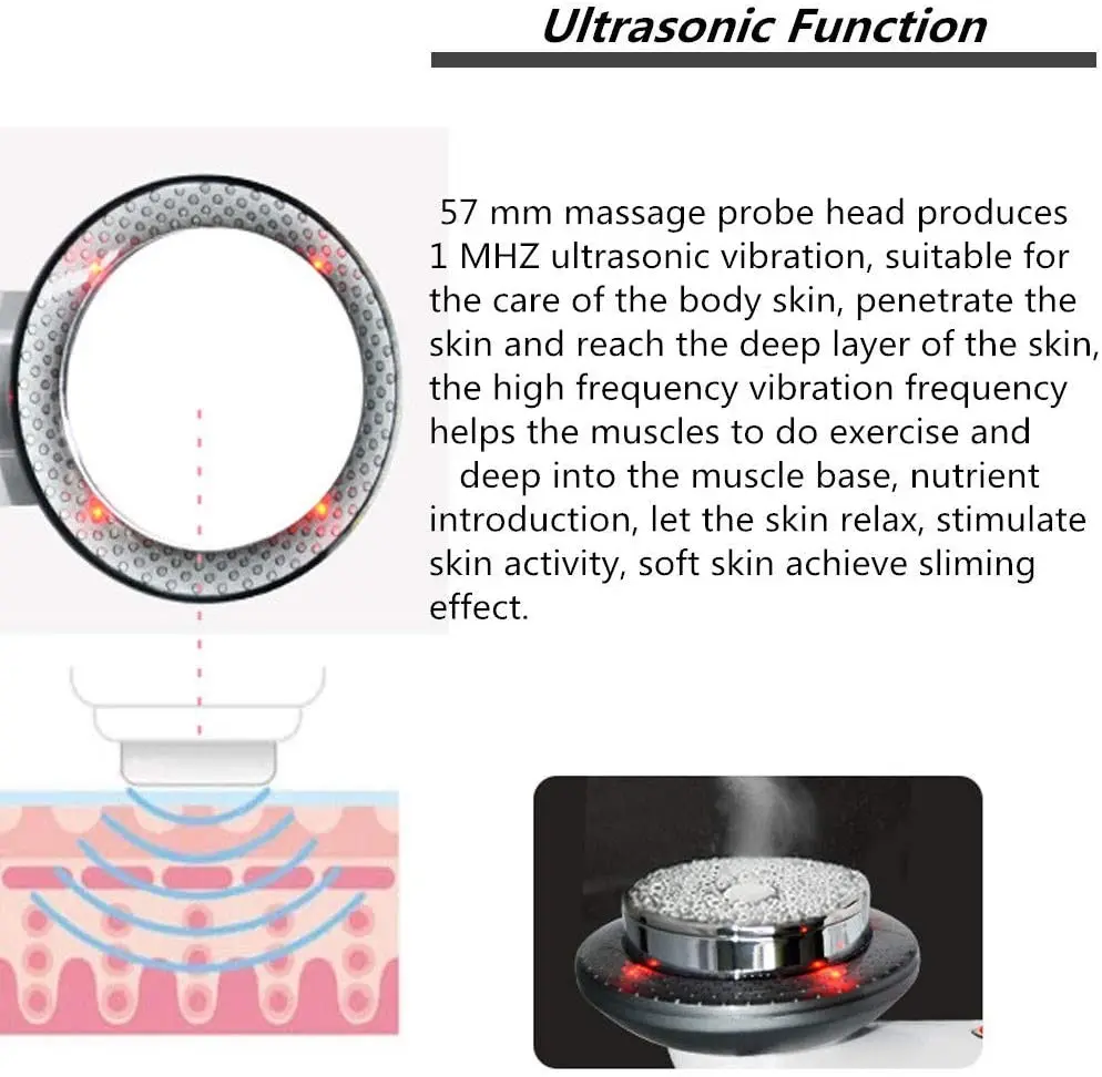 Ультразвуковая кавитация массажер для похудения Липо Антицеллюлитный жир