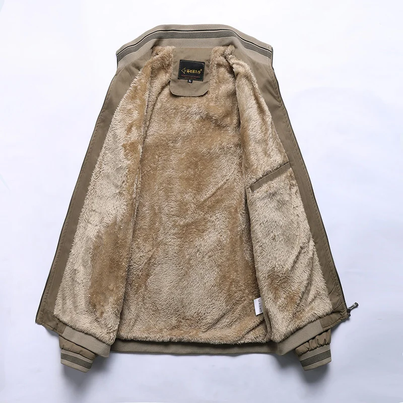 

Men's jersey of 2021 cotton, vintage jacket of solid color with high quality for autumn and winter 100%