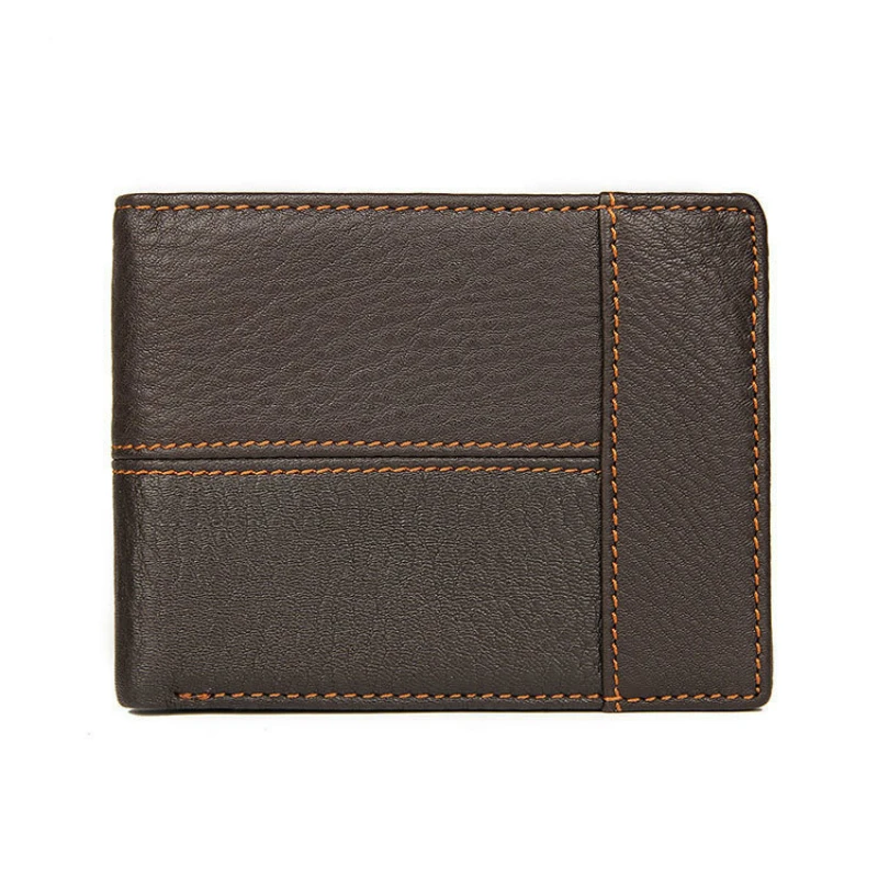 Cowhide Wallet Short Genuine Leather purse carteira masculina men wallets cartera hombre portfel monedero | Багаж и сумки