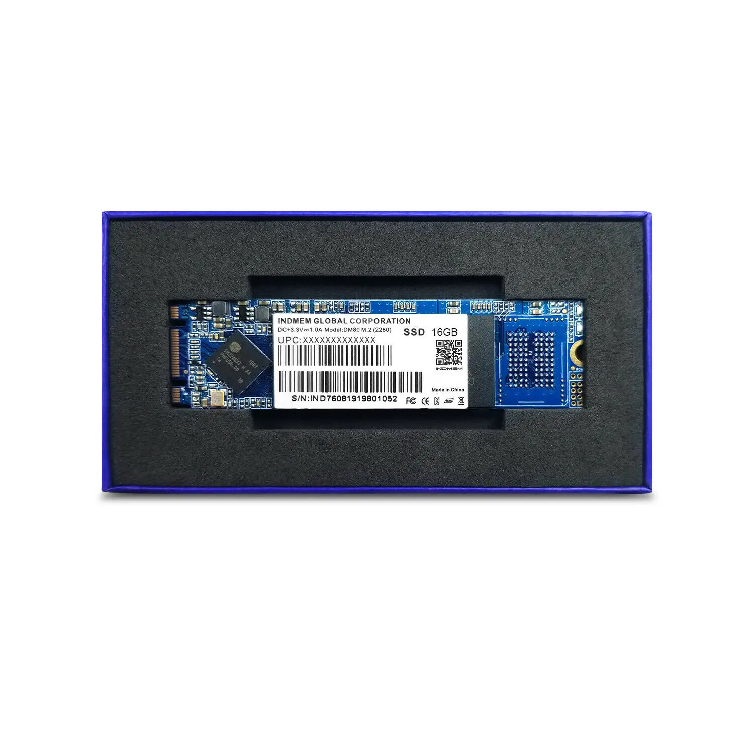 Твердотельный накопитель INDMEM MLC SSD M2 2280 512 ГБ 256 128 Гб 64 32 M.2 твердотельный Sata HD