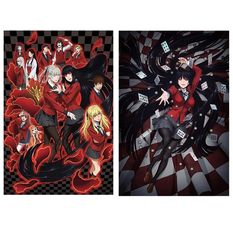 Аниме De Yumeko Jabami Kakegurui шелк HD принты картины на стену искусство домашний декор