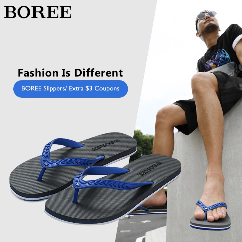 

BOREE Womens Summer Slip-on Shoes Anti-slip Hard-wearing Fashion Leisure Slippers Beach Swimming Walk Indoor T-tied Flip Flops
