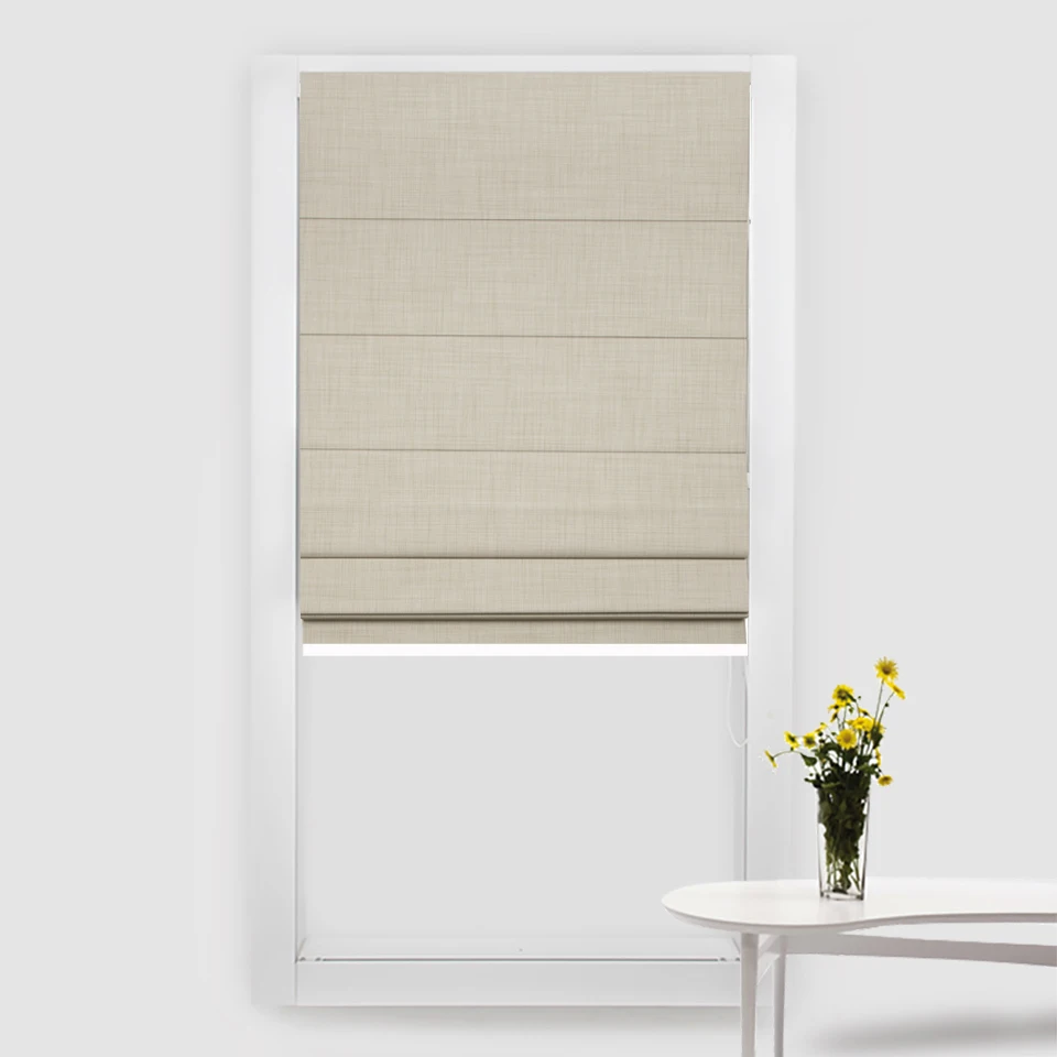 

LUIWENN New Arrival Roman Blinds Windows Roman Curtains 100% Blackout Light shading Made to measure Roman Style For bedroom