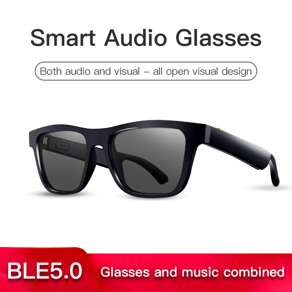 

Audio Glasses Smart Wireless Sunglasses Bluetooth Audio Headsets Hands-Free Calling Music Driving Glasses