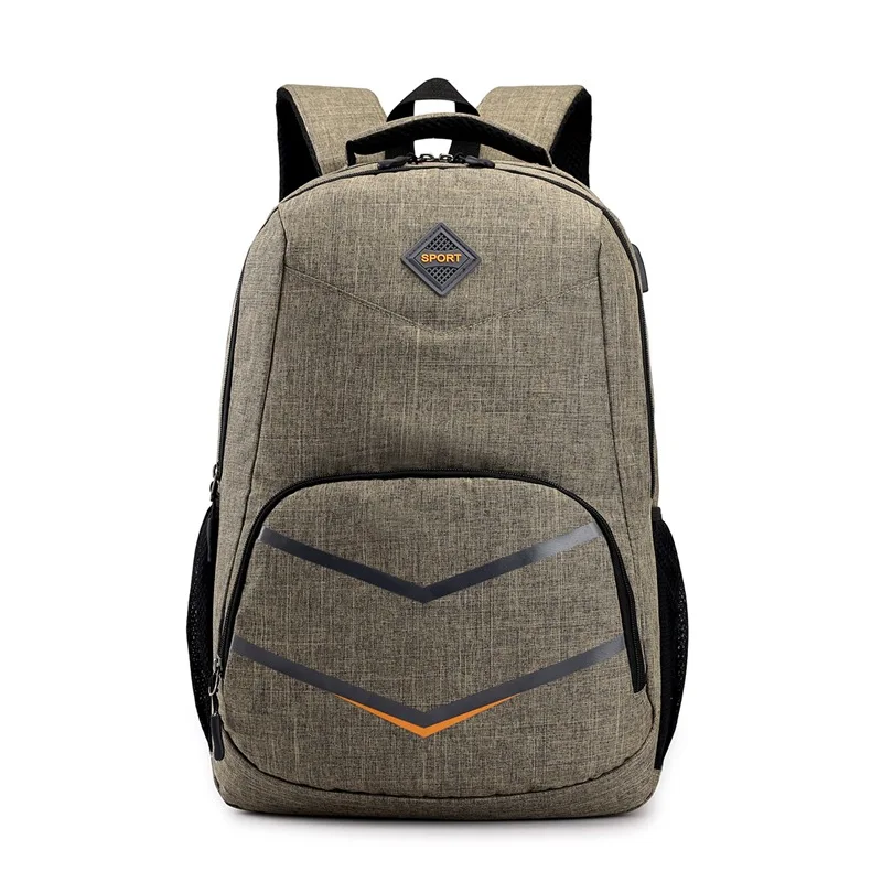 Мужской рюкзак с USB зарядкой деловая сумка бренд 15 6 дюймов ноутбук Mochila женский