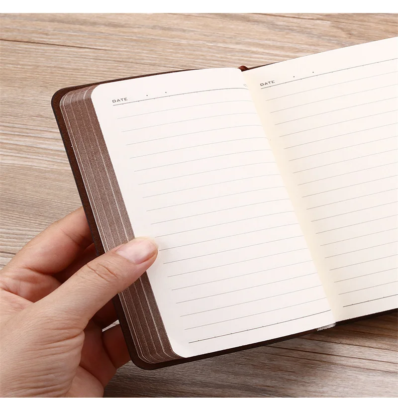EZONE Pocket Type Work Small Creative Notebook Portable Mini Notepad Vintage Student School Office Stationery A6 | Канцтовары для