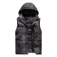 korean mens vest winter 2021 new down cotton waistcoat spring autumn trend leisure coat teenagers man large size 8xl 110kg