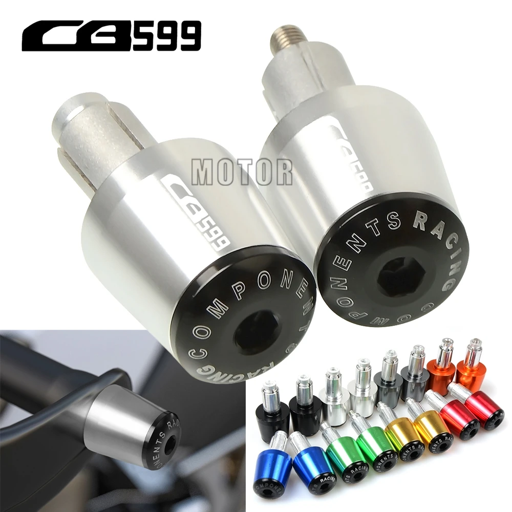 

For Honda CB599/CB600 Hornet 1998-2006 CB 599/600 Motorcycle 7/8"22mm Aluminum Handlebar Grips Cap Ends Handle Hand Bar Plugs