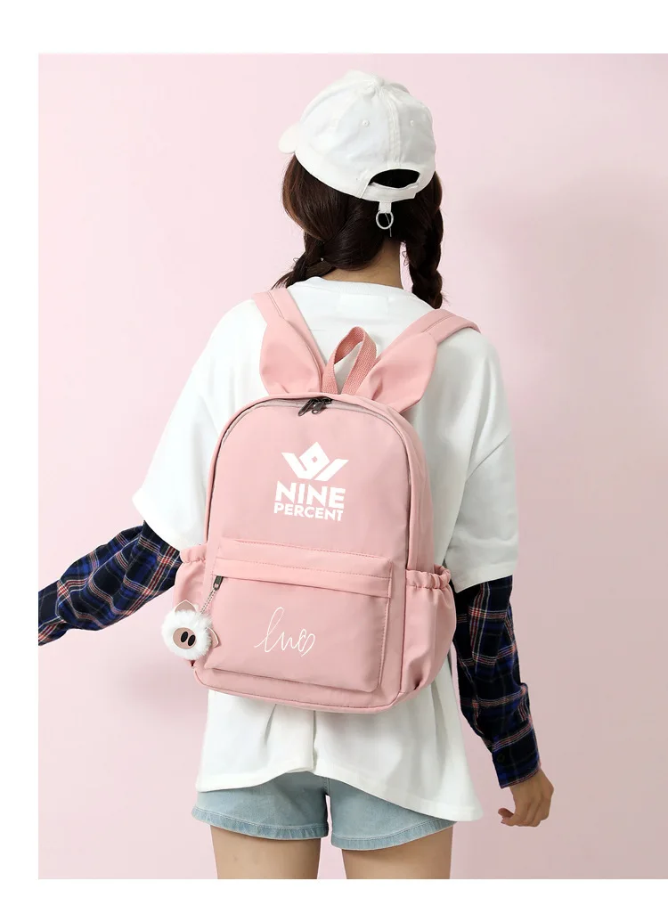 Сумка на плечо EXO женская с кроличьими ушками вместительный рюкзак в Корейском