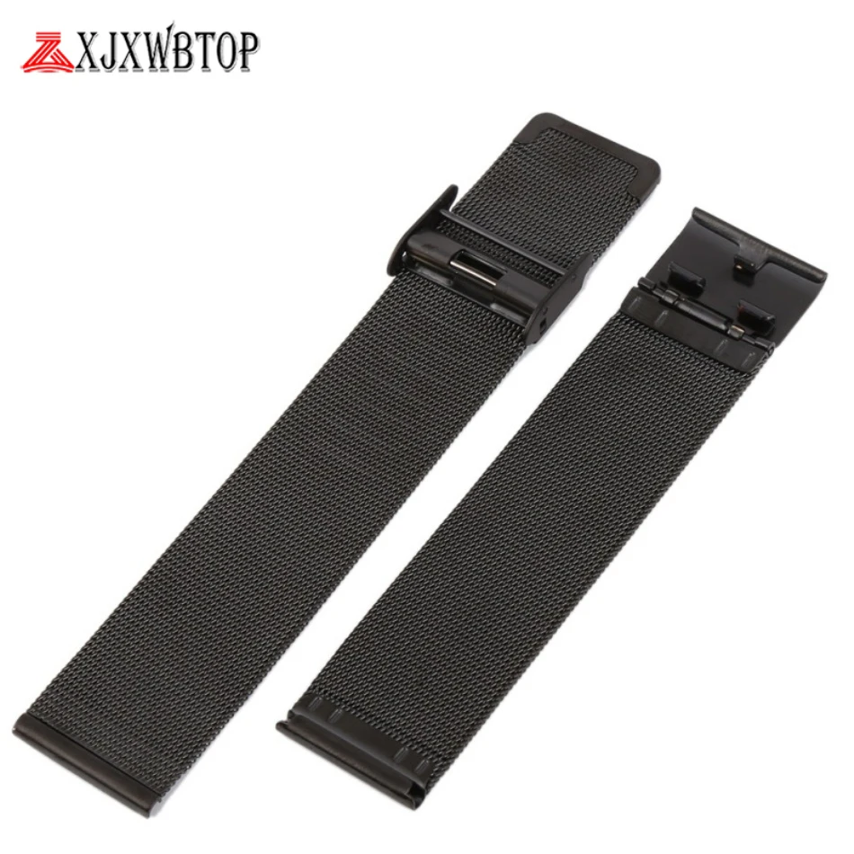 

Milanese Metal Watchband Wristband For Huami Amazfit Bip Youth Watch Milanese Stainless Steel 18mm 20mm 22mm 24mm Watch Bands