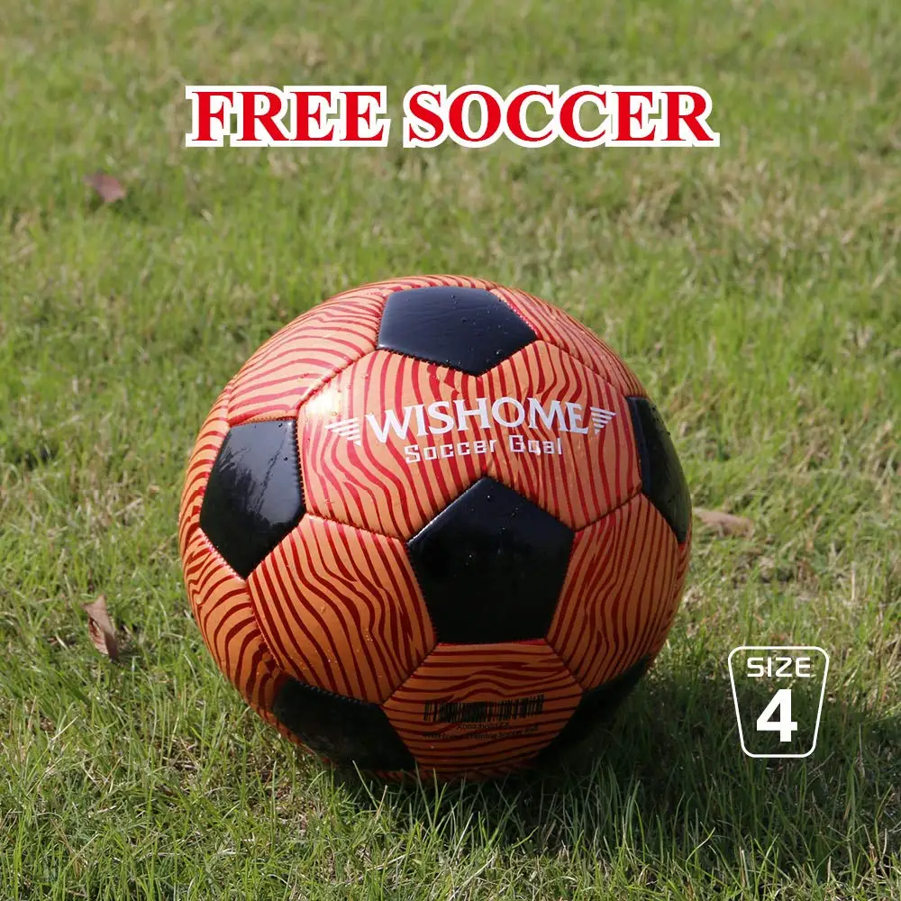 WISHOME складные ворота для футбола детей Набор игры в футбол с ОК сумкой квадратная