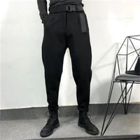 mens harlan trousers autumn winter new thickened british simple modern leisure large size conical pants