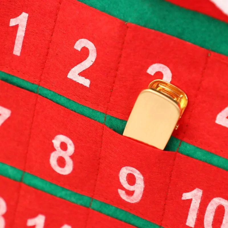 Santa Claus Calendars Christmas Decorations Calendar Hotel Lobby Family Pendant | Дом и сад