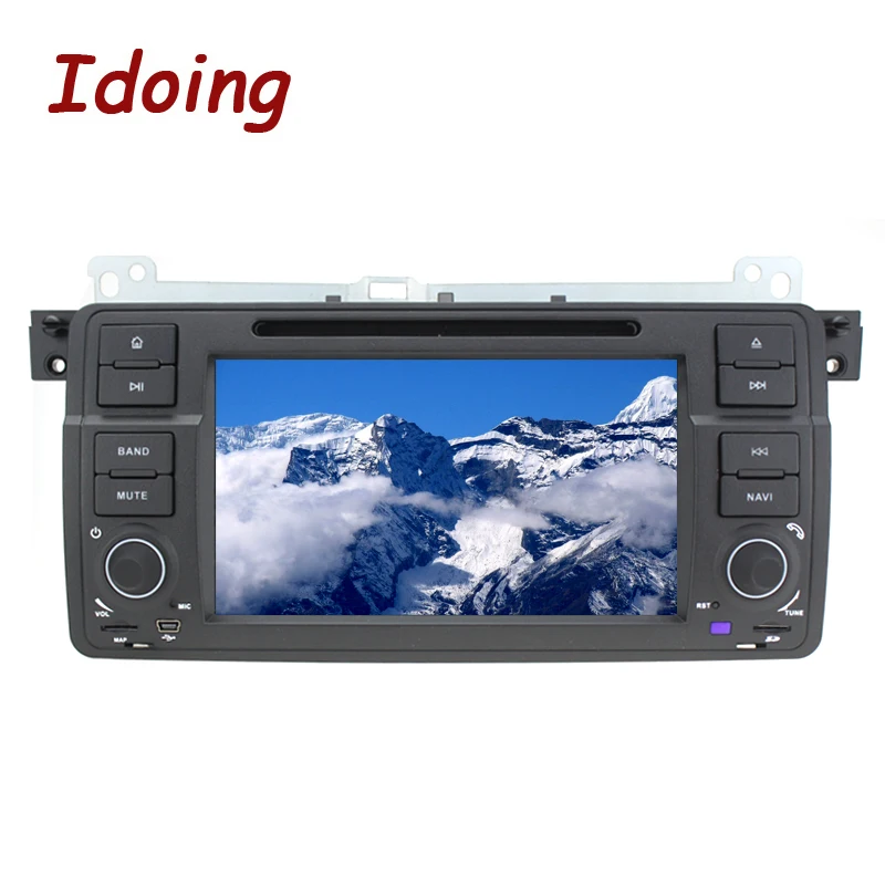 Idoing 7 &quotAndroid 9 0 автомобильный радио мультимедиа dvd плеер для BMW E46 M3 318/320/325/330/335 Rover 75