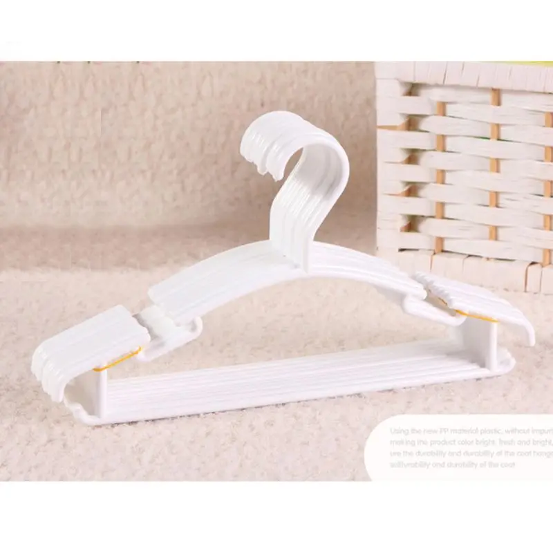 10 Pack White Plastic Nursery Hangers Nonslip Baby Coat Space Saving Tubular for Kids Children Clothes | Дом и сад