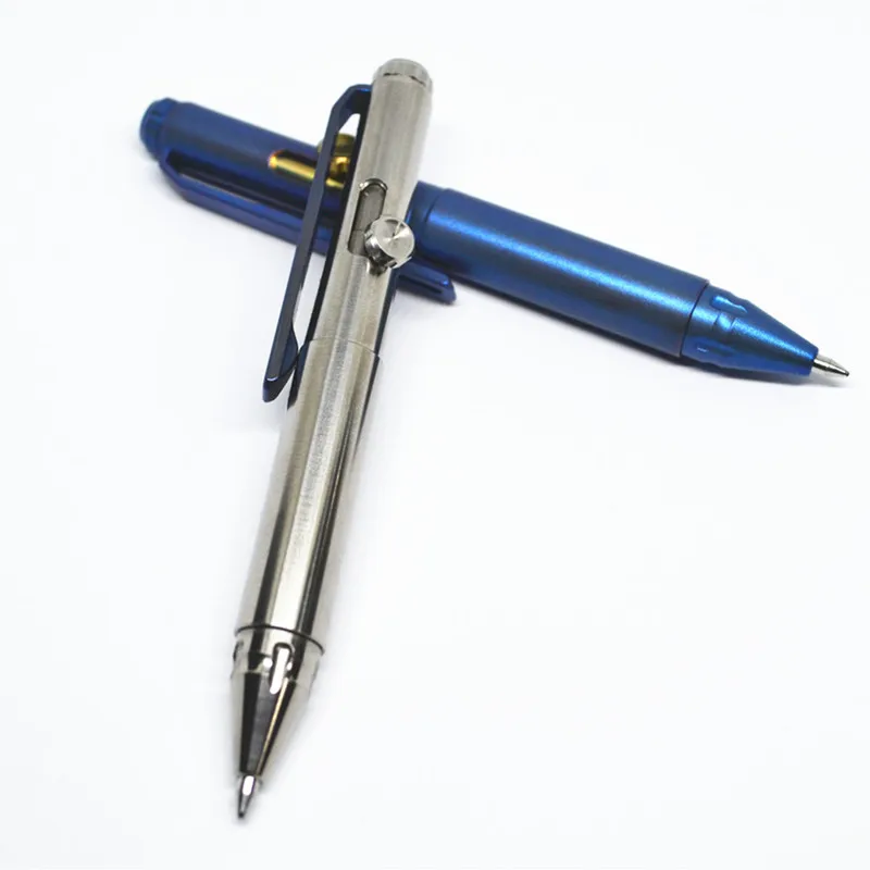 Новая мини-ручка для переноски EDC титановая Шариковая ручка пистолета гелевая