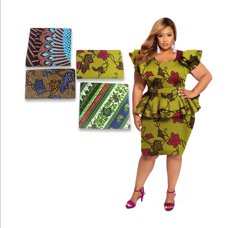 2021 Высококачественная африканская восковая ткань хлопковая африканский