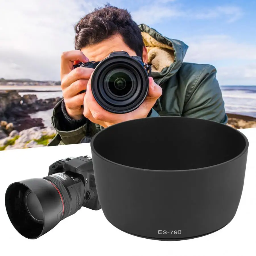 ES 79II бленда объектива камеры для Canon EF 85 мм f/1.2L USM Объектив горячая