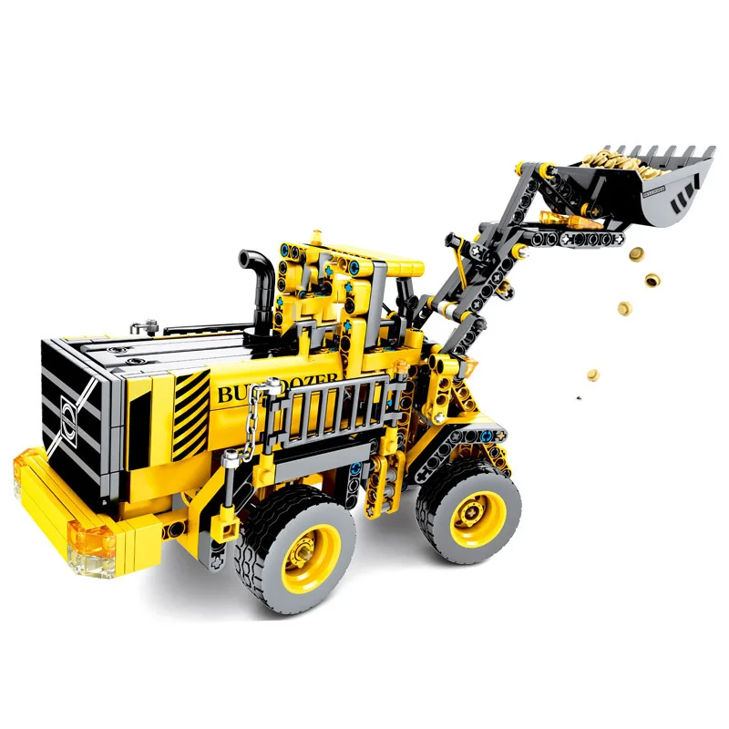 Город Инженерная бульдозер грузовой автомобиль экскаваторный валик