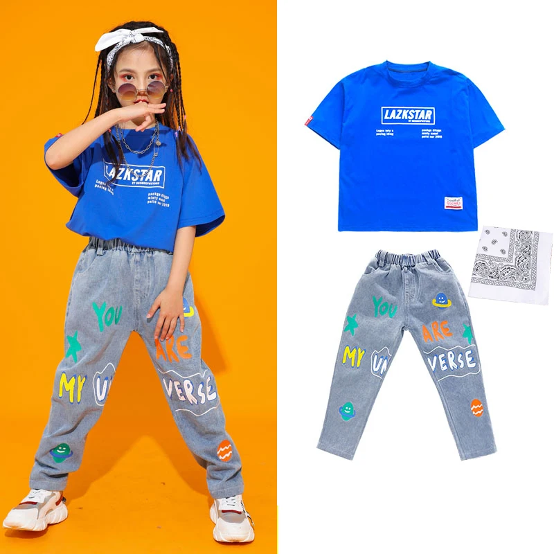 

Танцевальные Костюмы для джаза; Детская свободная одежда в стиле хип-хоп; Уличная Одежда для танцев; Одежда для сцены; Одежда для выступлени...