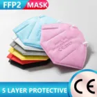 10-80 шт. масок для лица fpp2 одобренный Европы ffp2 маска ffp2mask ce kn95 маски ffp2reutilizable черная маска тушь для ресниц Mascarillas