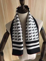 2021 new arrival fashion elegant brand black 100 silk scarf 9090 cm square shawl twill wrap for women lady girl