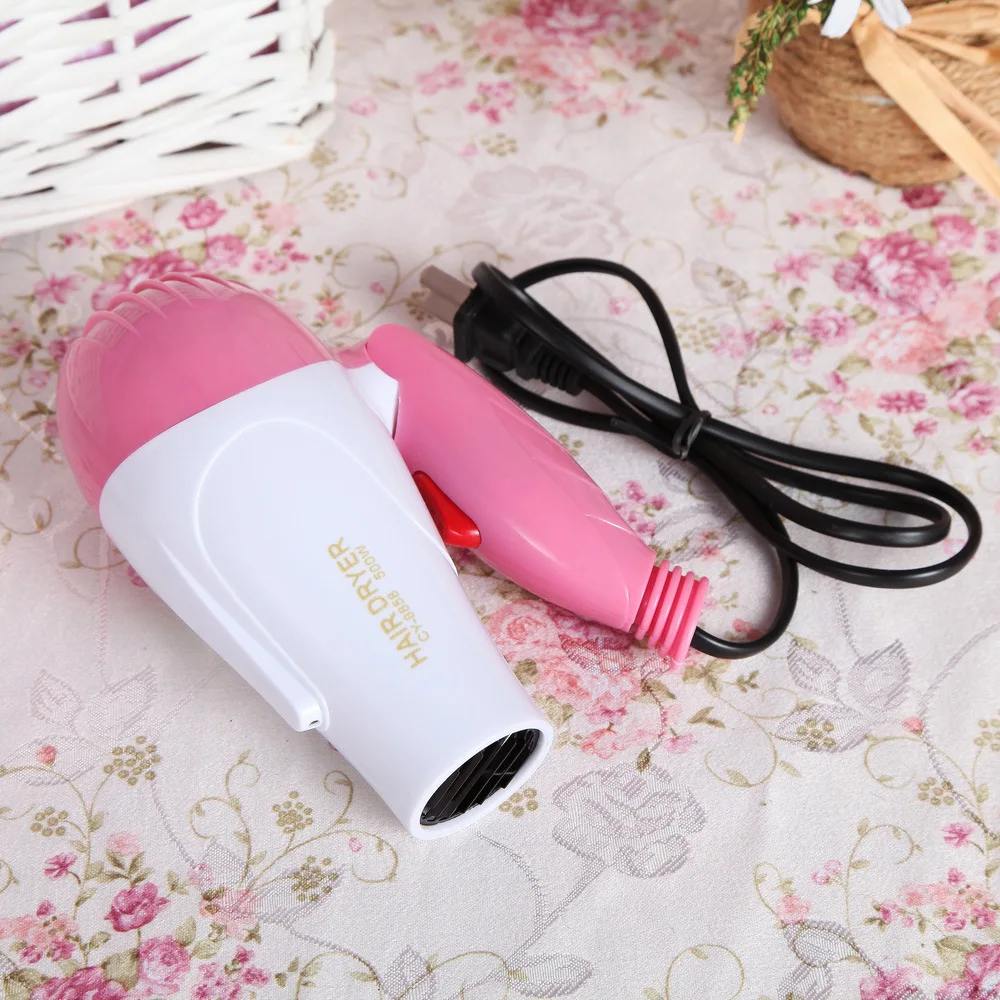 X 7708 Складной бытовой студенческий миниатюрный электрический фен для волос