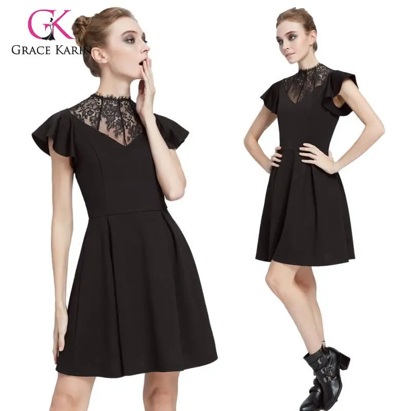 Grace Karin женское винтажное платье в стиле ретро короткое с рукавами крылышками