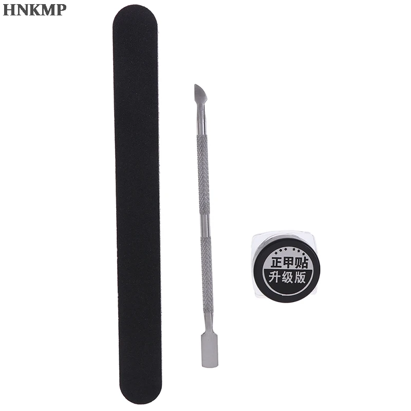 

1set Ngrown Toenail Correction Tool Set Nail Pedicure Elastic Patch Straightening Clip Brace Corrector