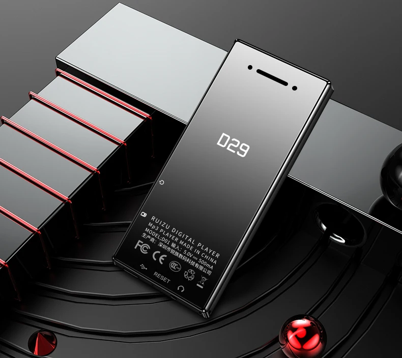 Новый Bluetooth MP4 плеер ruizu d29 портативный аудио Hi Fi музыкальный со встроенным