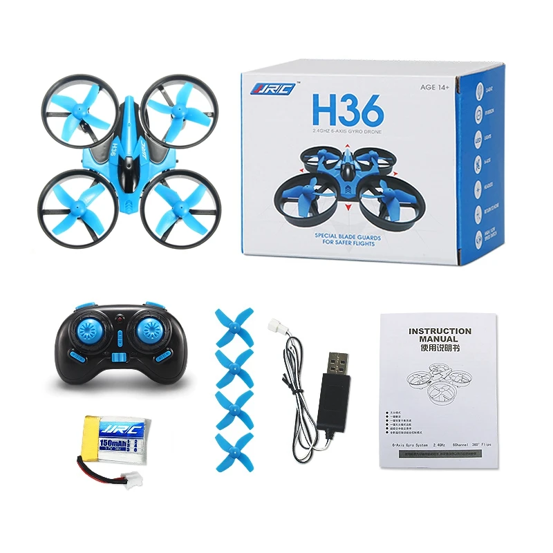 JJRC JJR/C H36 мини-Квадрокоптер Дрон 2,4 ГГц 4CH 6-Axis Gyro 3D флип Безголовый режим дистанционное управление Управление RC вертолет игрушка для детей, хороший подарок