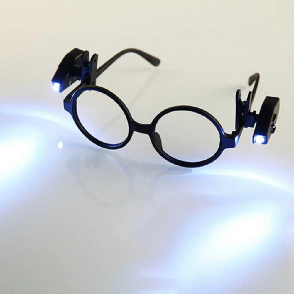 

2021 Hot Sale Universal Out EDC Light Adjustable LED Glass Eyeglass Clip On Mini Book Reading Light Lamp
