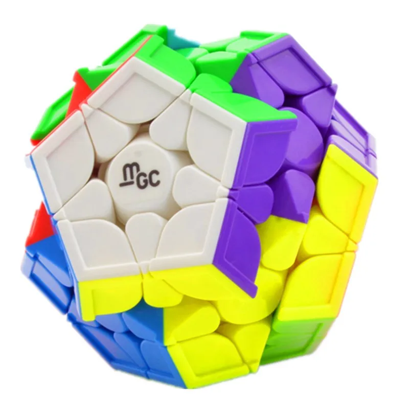 YongJun YJ MGC 3x3x3 Магнитный Megaminx megaminxed Профессиональный Многоцветный безопасный ABS