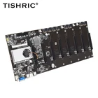 Материнская плата TISHRIC для майнинга, с 8 GPU 8 * PCIE 16X, видеокарта с поддержкой 106613331600 МГц DDR3DDR3L, материнская плата для майнинга