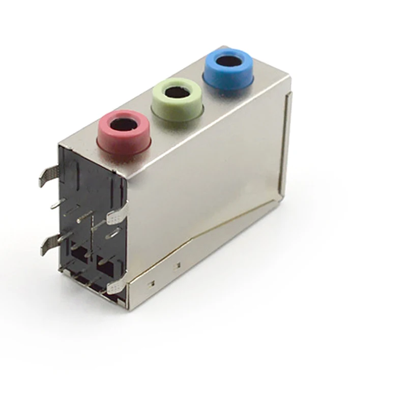 Разъем для компьютерной материнской платы три отверстия 3 5 серии трехслойный