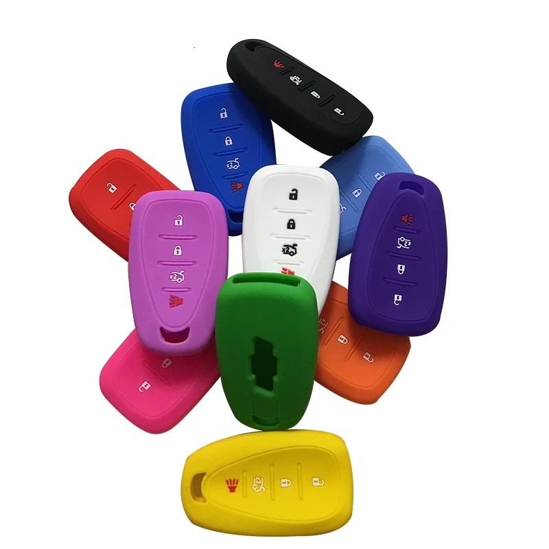 Силиконовый чехол для автомобильного ключа чехол-брелок Chevrolet Cruze 2016 Malibu XL Camaro |