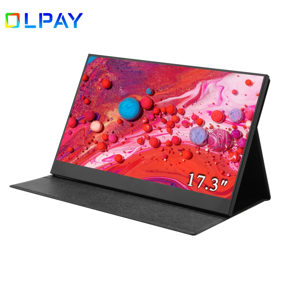 Портативный монитор с полным обзором 17 3 дюйма Ультратонкий Монитор для ПК HDMI