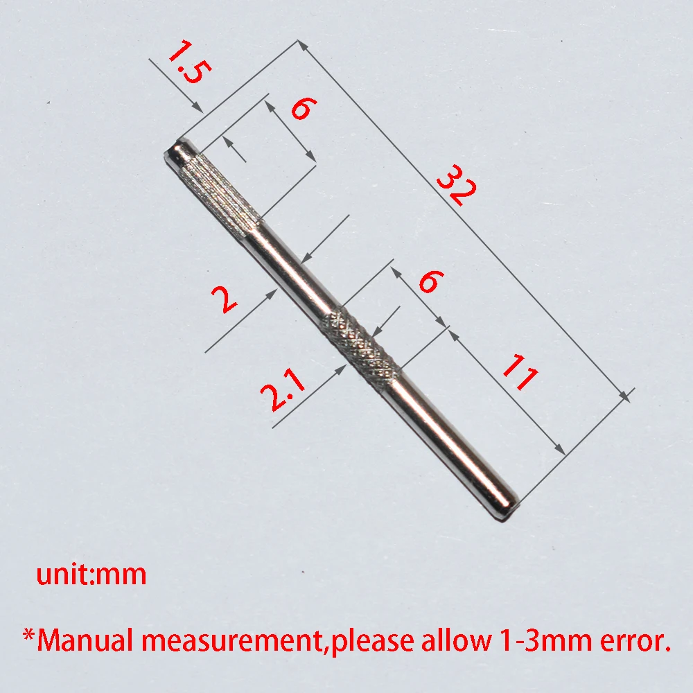 10/100 шт. 2x32 мм вращающийся вал накатанная железная ось Дрон Радиоуправляемый автомобиль самолет Робот детские игрушки для мальчиков diy Детские аксессуары IH2x32D