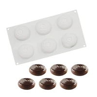 3d water ripple mould non stick silicone cake mold for diy mousse chocolates soap bread muffin brownie baking pastry